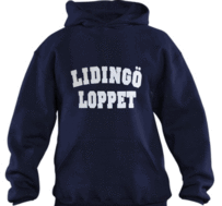 Lidingöloppet hoodtröja i barnstorlek.