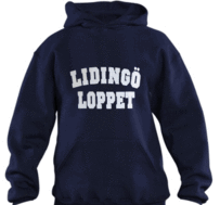 Lidingöloppet hoodtröja i barnstorlek.